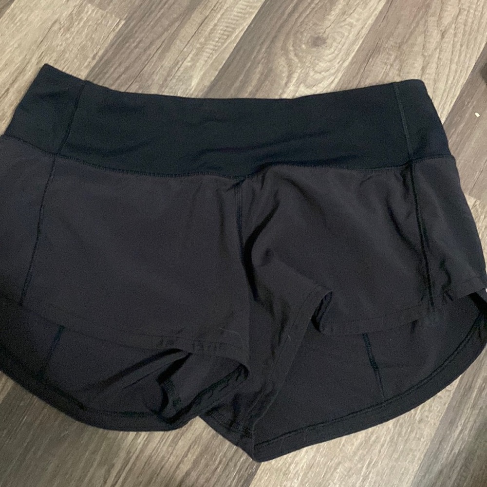 Black lulu lemon shorts